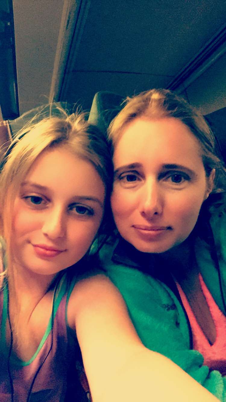 Elena and daughter selfie 