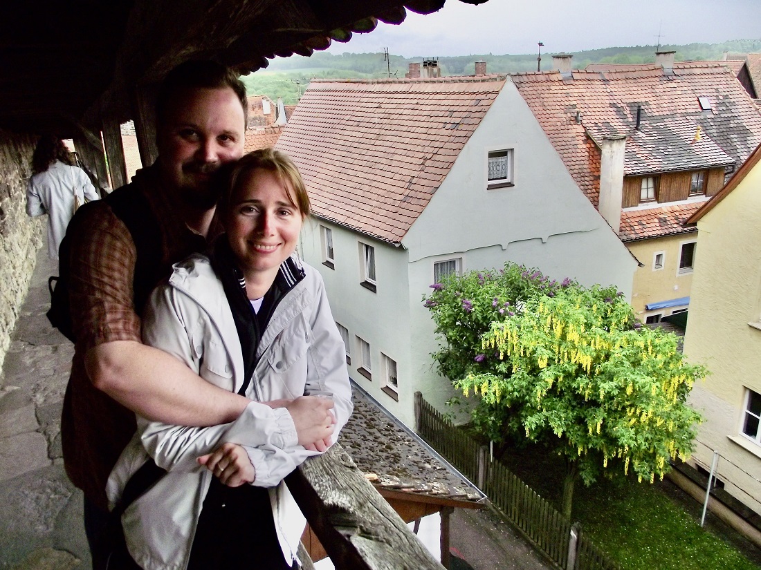 Honeymoon couple in Germany