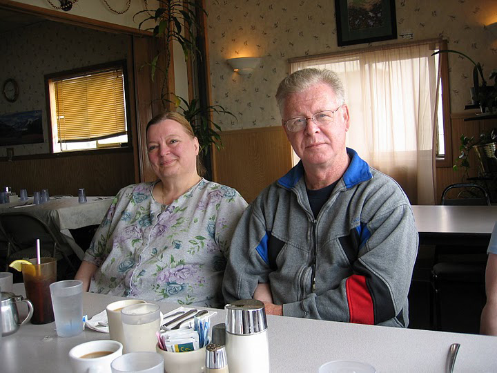 Jim and wife at polar hangout