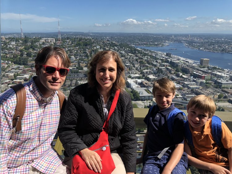 Laura Greco with family