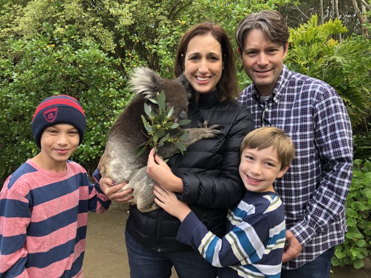 Laura Greco with family